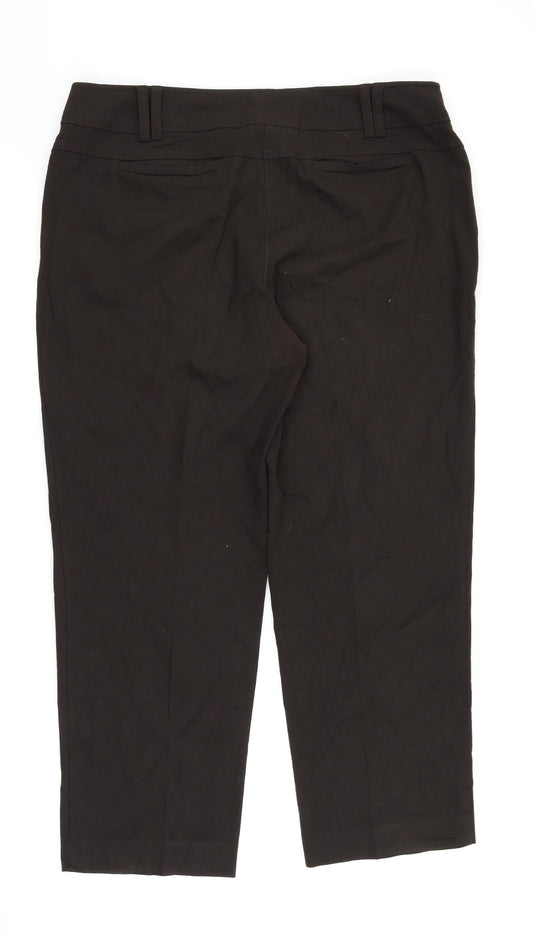 viacortsea Womens Black Trousers Size 40 in L26 in