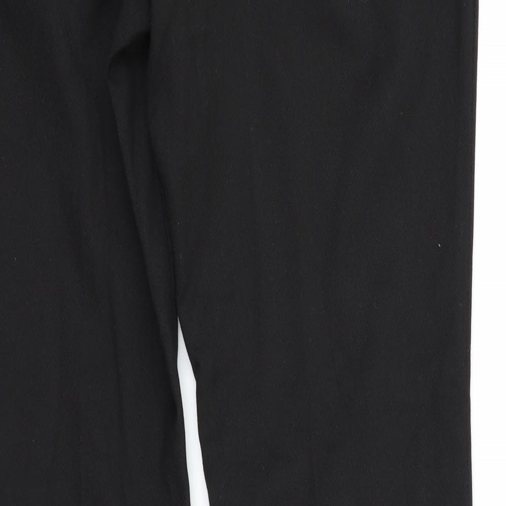 Marks and Spencer Womens Black Trousers Size 12 L29 in