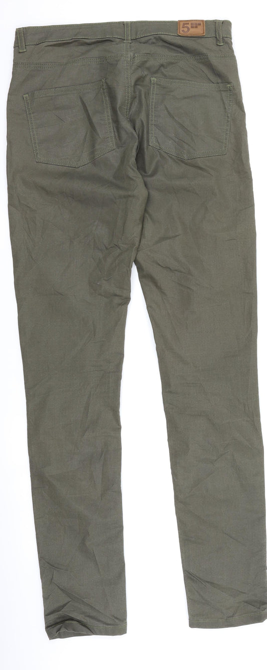 Five Units Womens Grey Denim Straight Jeans Size 30 in L31 in