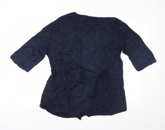 Per Una Womens Blue Knit Cardigan Jumper Size S