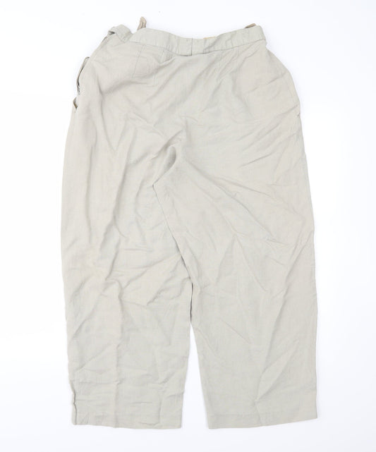 Alba Moda Womens Grey Trousers Size 30 in L25 in