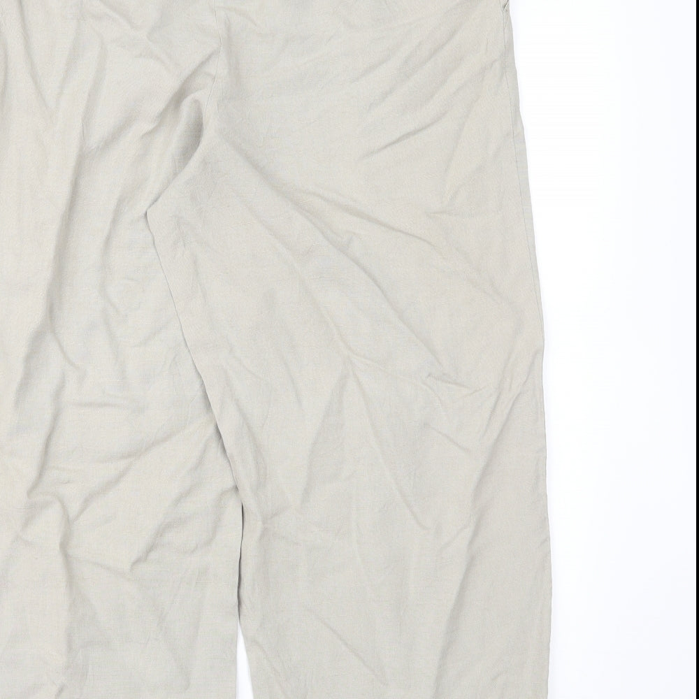 Alba Moda Womens Grey Trousers Size 30 in L25 in