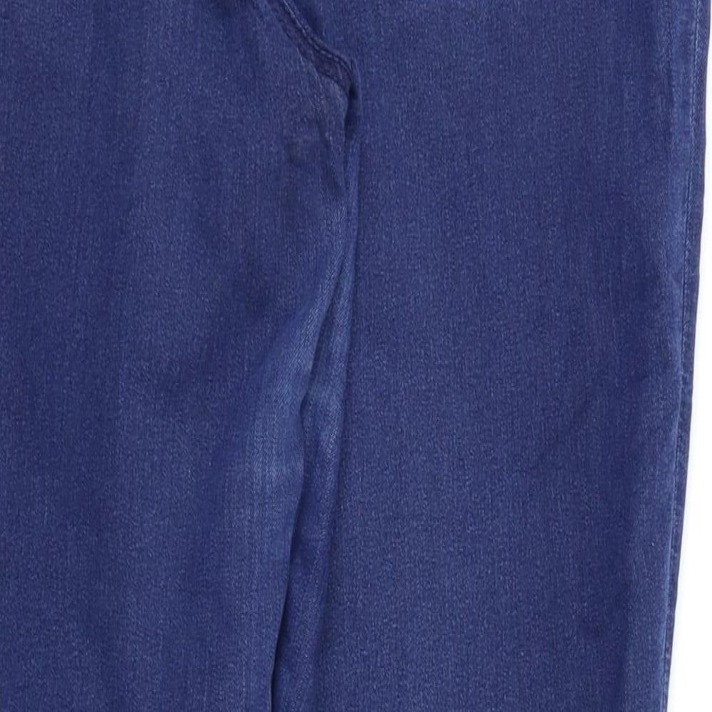 Brand and care label for Pep&Co women’s blue jegging jeans, size UK 12, 29-inch leg - stretch waistband
