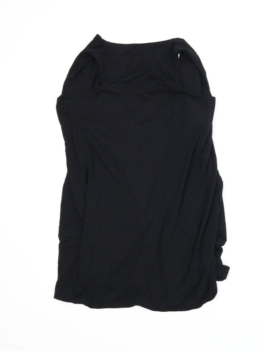 I luved clothing Womens Black Wrap Jumper Size L - Draped