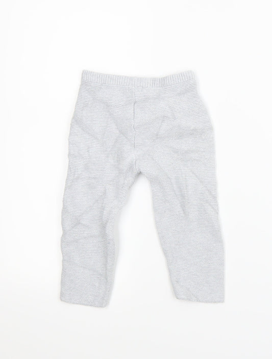 Boutchou Boys Grey Jogger Trousers Size 18 Months