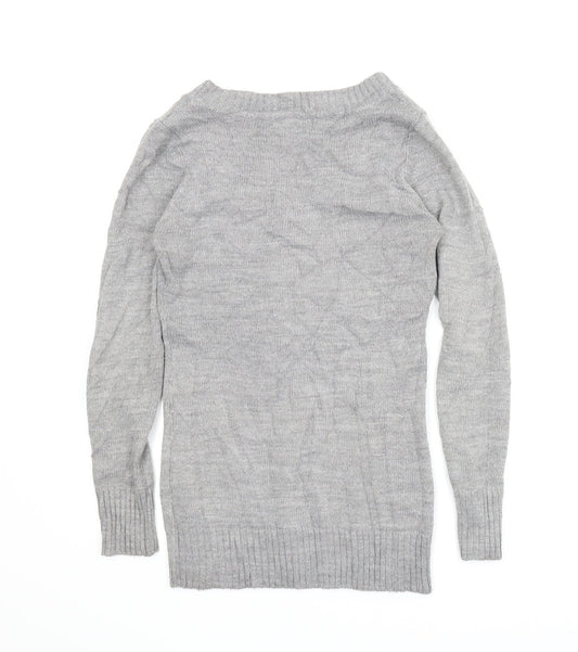 Terranova Womens Grey Jumper Dress Size M