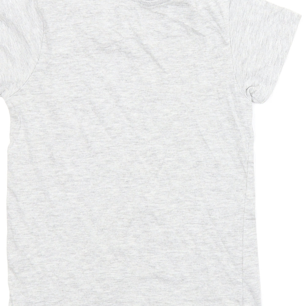 Matalan Boys Grey Basic T-Shirt Size 5-6 Years