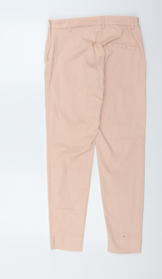 H&M Womens Pink Trousers Size 10 L26 in - Ankle Grazer