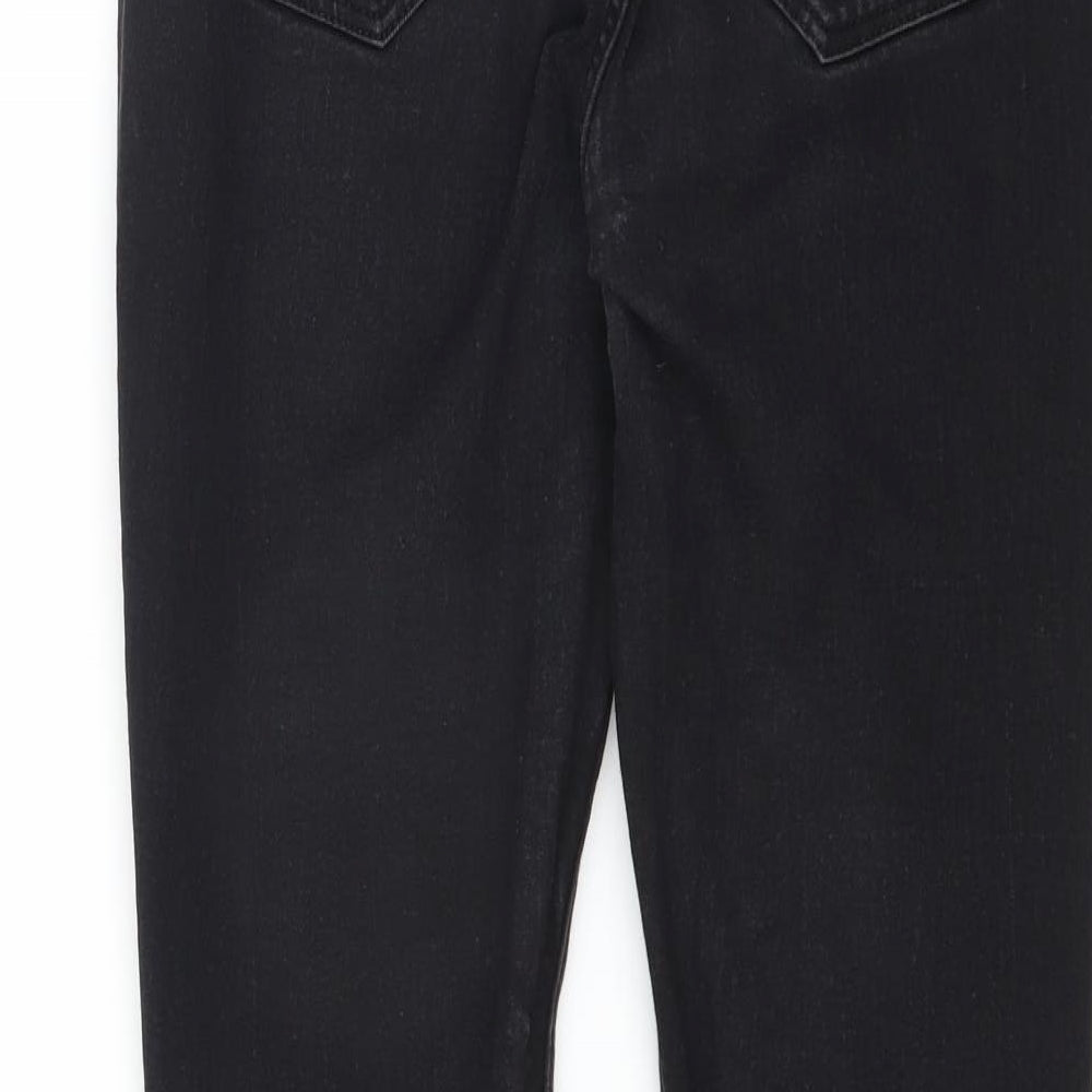 H&M Womens Black Denim Skinny Jeans Size 31 in L28 in - Ankle Grazer