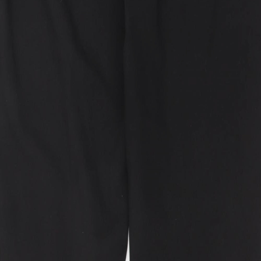 Brand and care label for Dorothy Perkins women’s black trousers, size UK 12, 29-inch leg