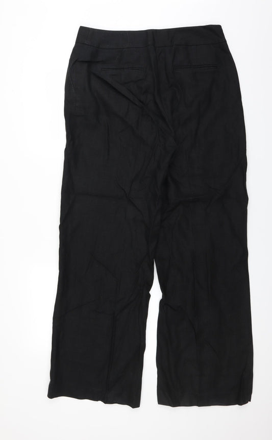 Artigiano Womens Black Trousers Size 14 L30 in