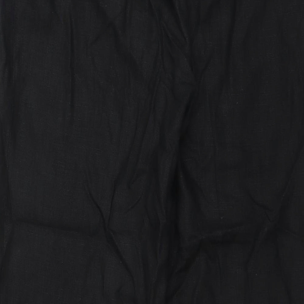 Artigiano Womens Black Trousers Size 14 L30 in