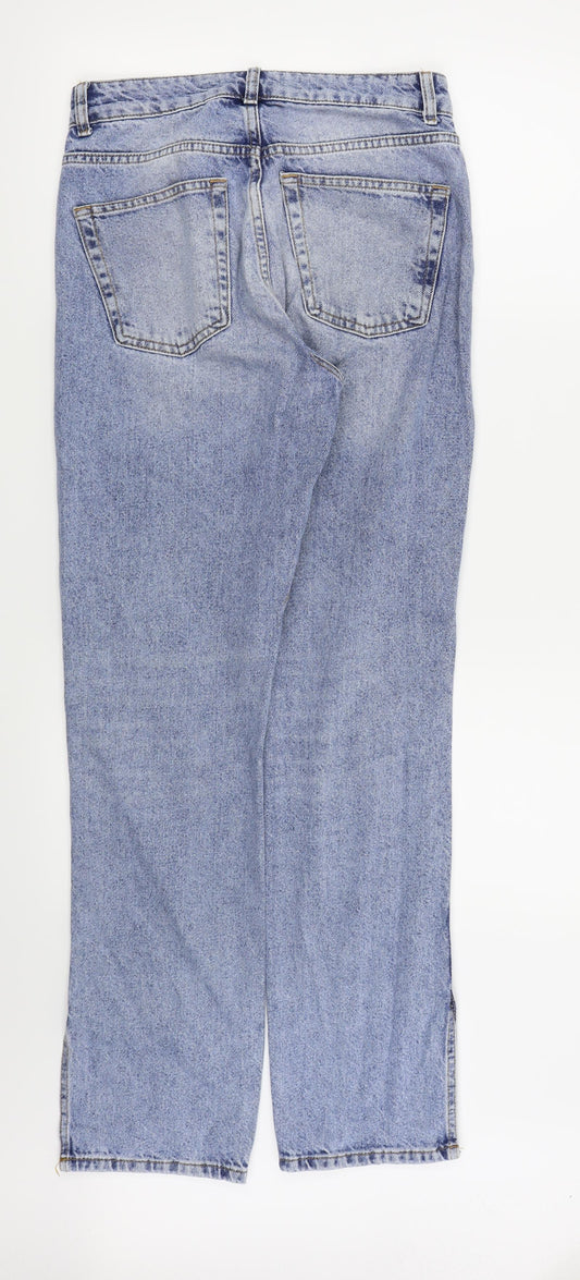 denim and co Womens Blue Straight Jeans Size 10 L30 in