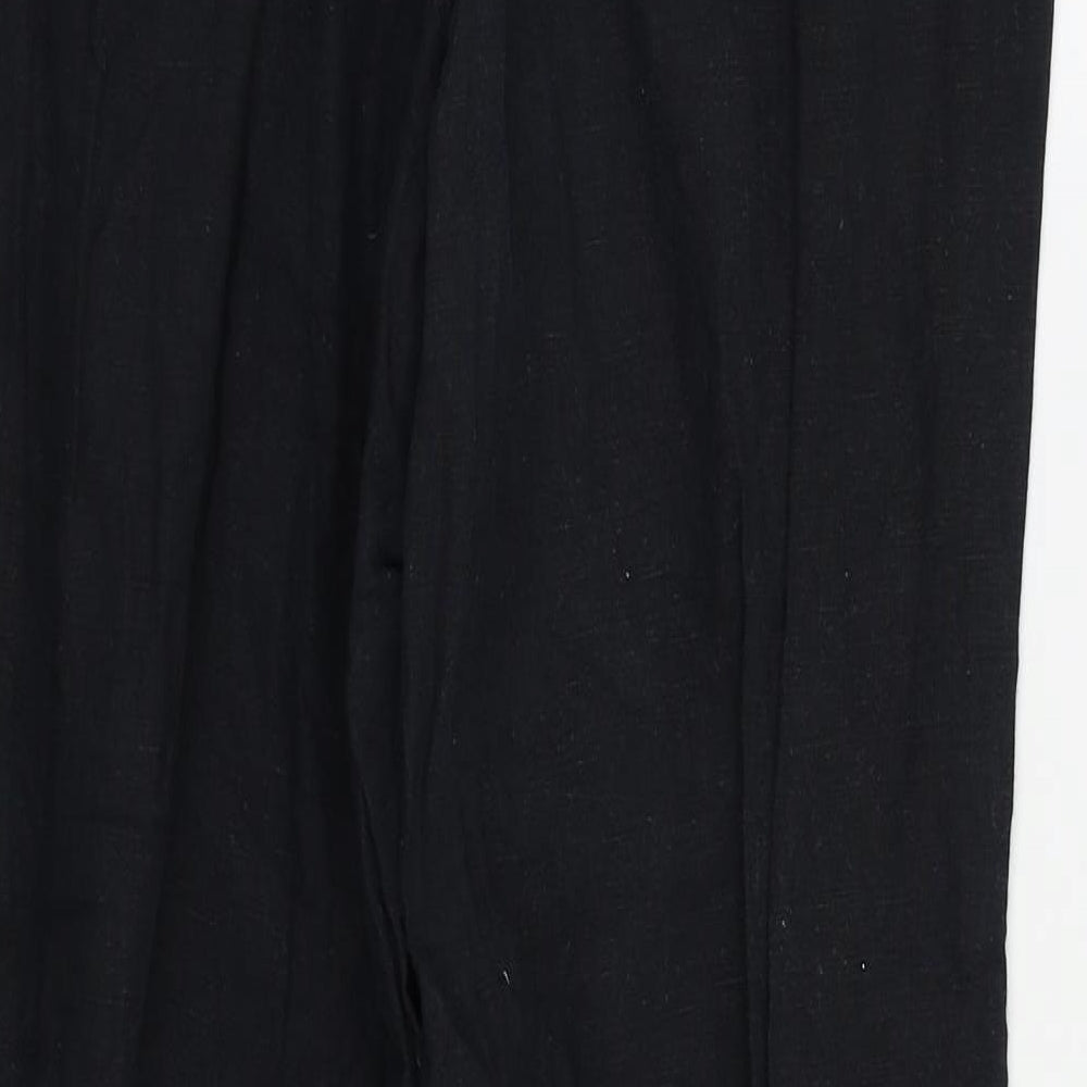 Brand and care label for Giorgio women’s black trousers, size UK 16, 30-inch leg