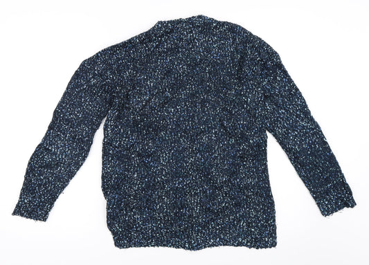 New Look Womens Blue Pullover Jumper Size M