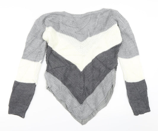 Select Womens Grey Pullover Jumper Size M