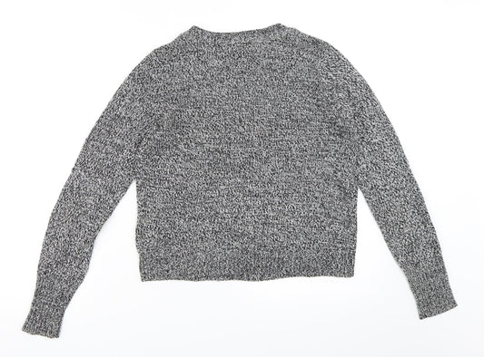 H&M Womens Black Pullover Jumper Size XS