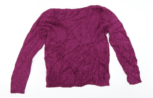 Marks and Spencer Womens Purple Pullover Jumper Size 12