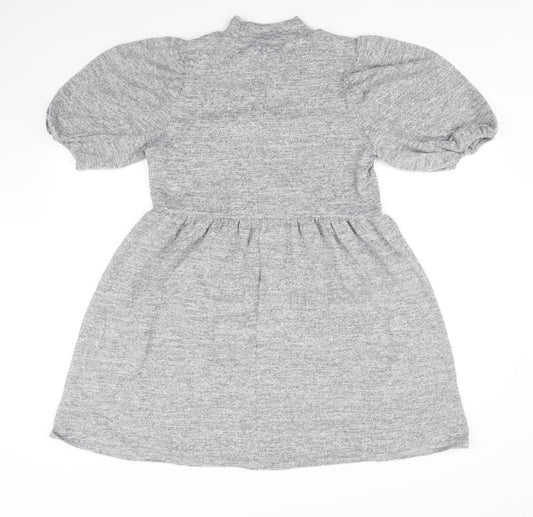 George Womens Grey Fit & Flare Size 12