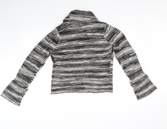Soon Womens Grey Cardigan Jumper Size 10