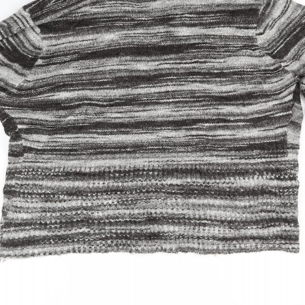Soon Womens Grey Cardigan Jumper Size 10