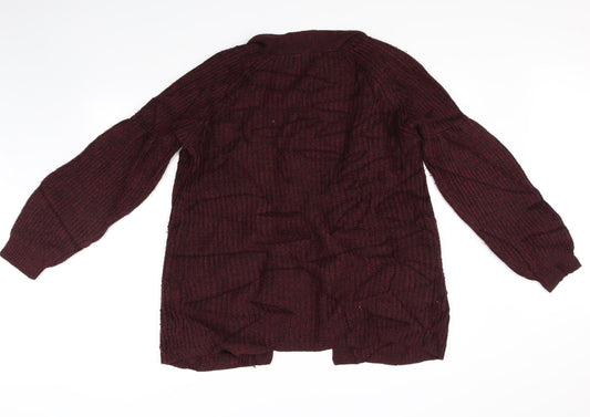 Papaya Womens Purple Cardigan Jumper Size S