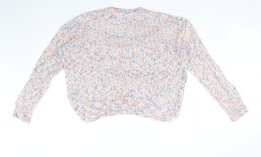 George Womens White Pullover Jumper Size 12
