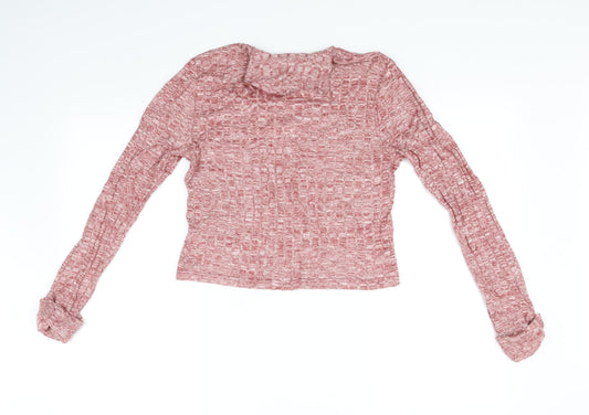 SheIn Womens Red Pullover Jumper Size M