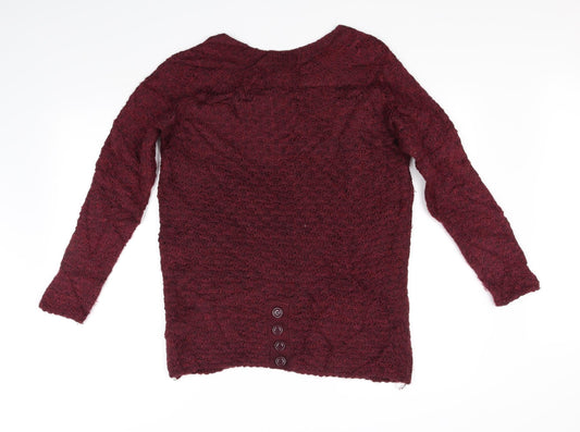 New Look Womens Purple Pullover Jumper Size S