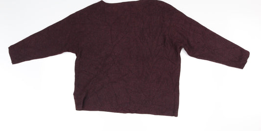 H&M Womens Purple Pullover Jumper Size M