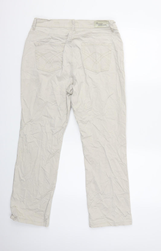 Pioneer Womens Beige Trousers Size 42 in L30 in