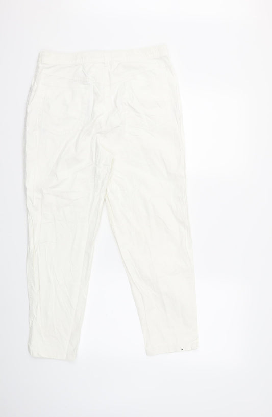 Bogner Womens White Trousers Size 32 in L25 in