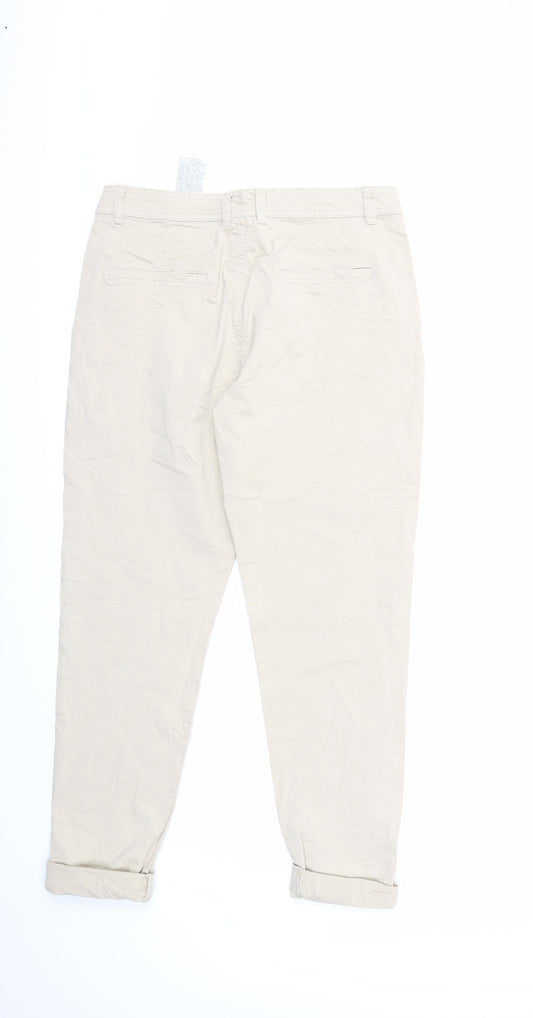 Clockhouse Womens Beige Trousers Size 8 L27 in