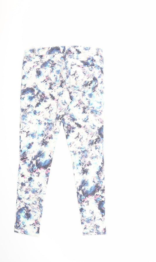 Mohito Womens White Denim Skinny Jeans Size 8 L27 in