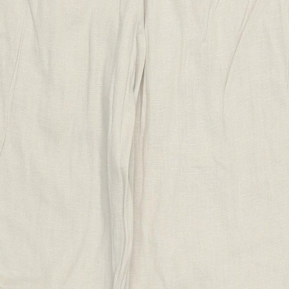 Marks and Spencer Womens Beige Trousers Size 34 in L28 in
