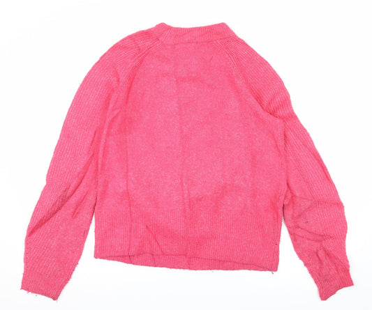 Marks and Spencer Womens Pink Knit Pullover Jumper Size XS