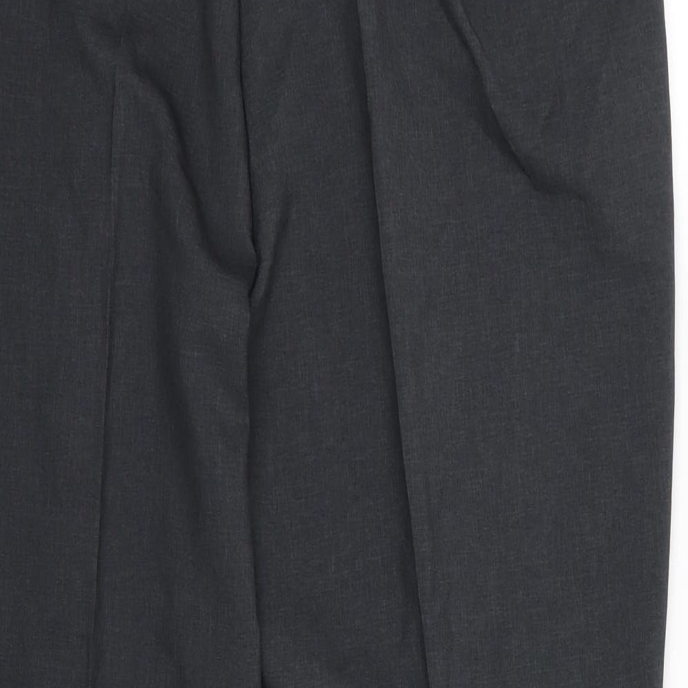 Brand and care label for Damart women’s grey rayon trousers, size UK 18, 27-inch leg