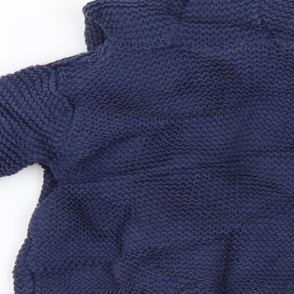 Marks and Spencer Boys Blue Cardigan Jumper Size 0-3 Months