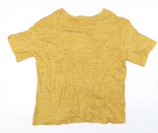Marks and Spencer Womens Yellow Pullover Jumper Size 12