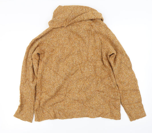 Papaya Womens Brown Pullover Jumper Size S