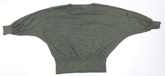 New Look Womens Green Pullover Jumper Size M