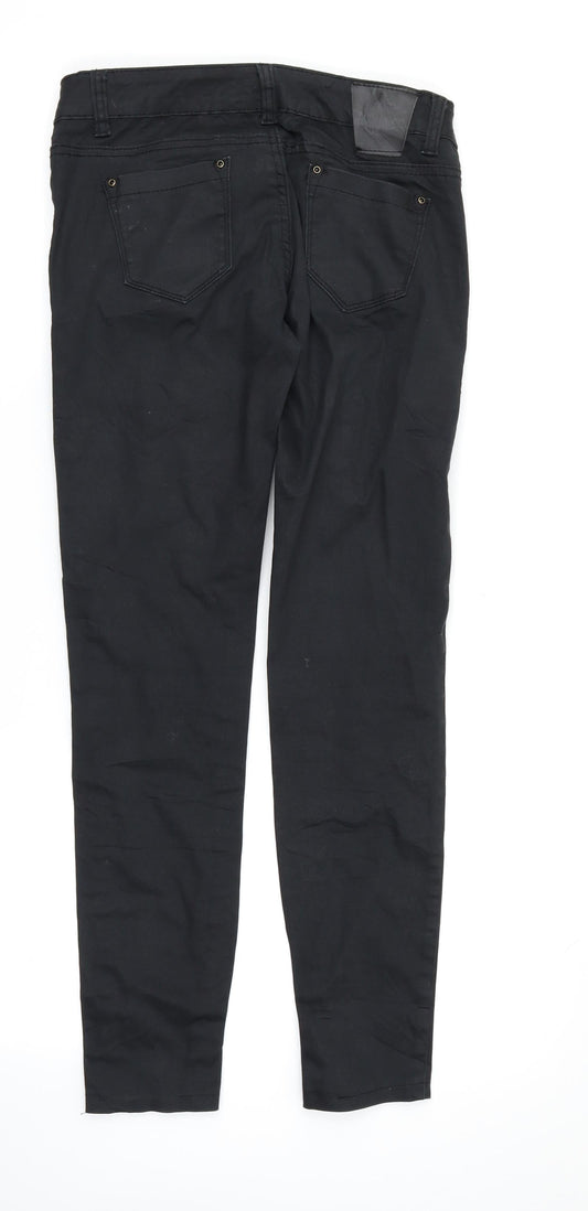 Maybeen Womens Black Skinny Jeans Size 38 L26 in