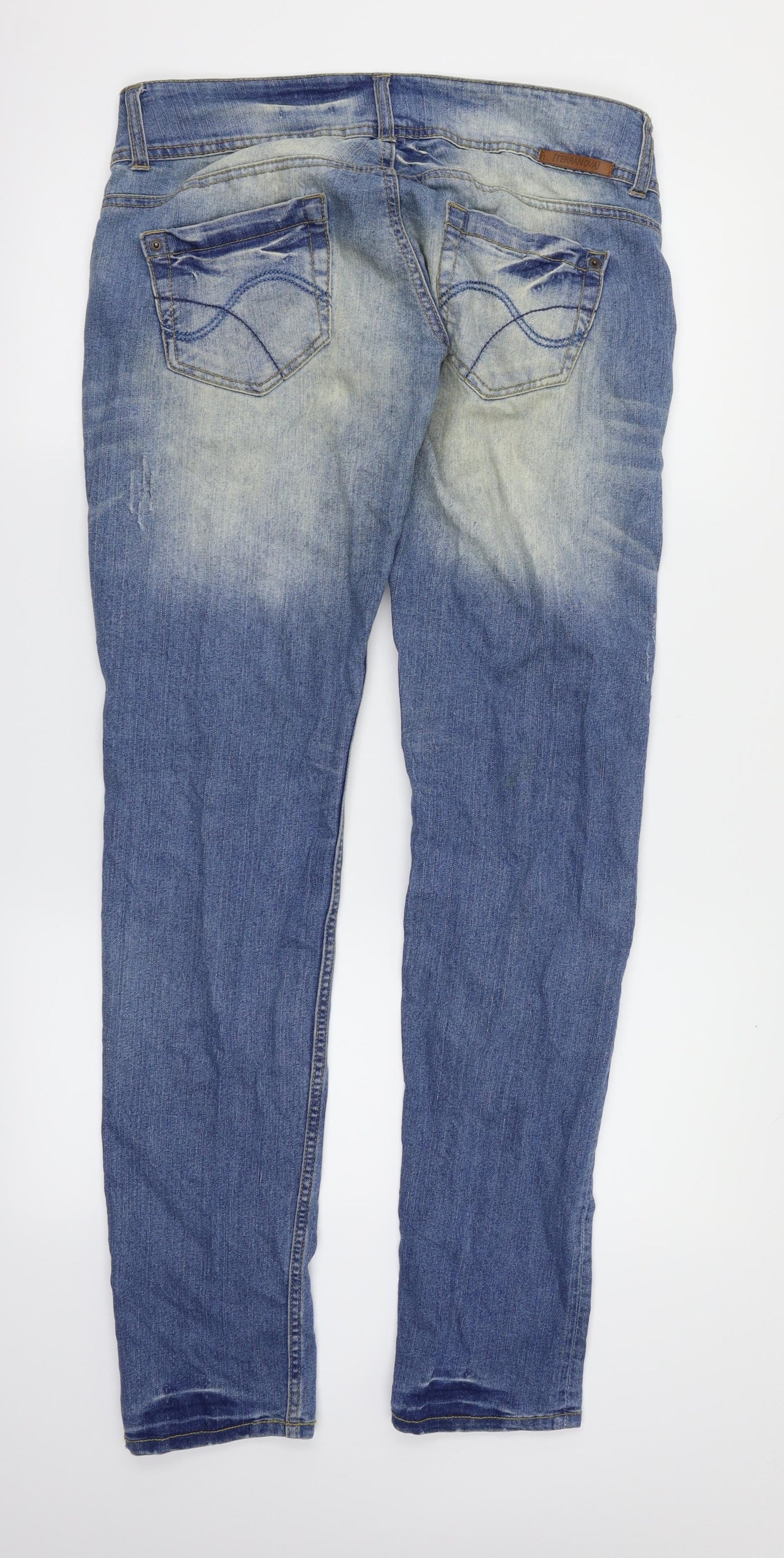 Tin Jeans Mens Blue Denim Straight Jeans Size M L31 in