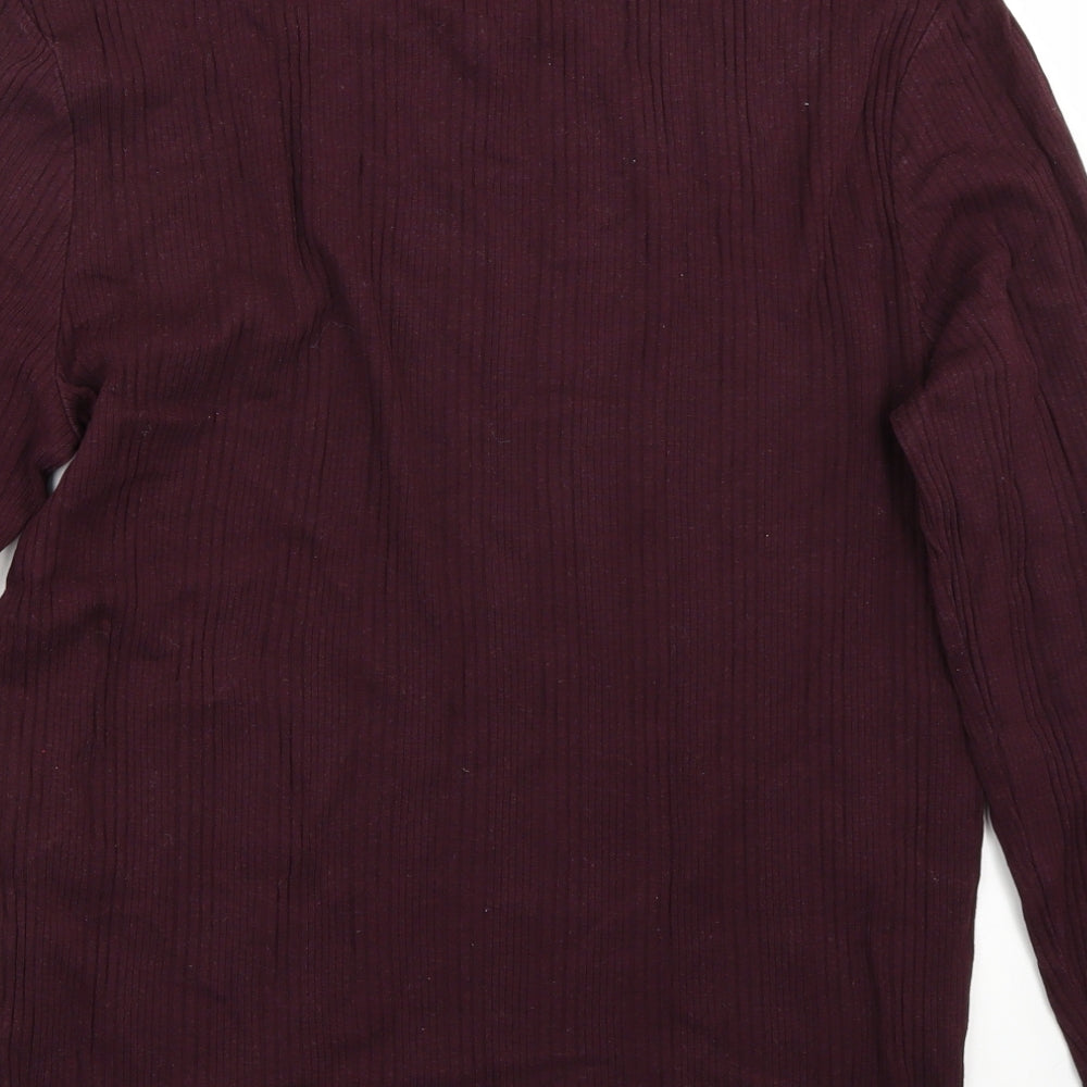 Riverisland Womens Purple Pullover Jumper Size L