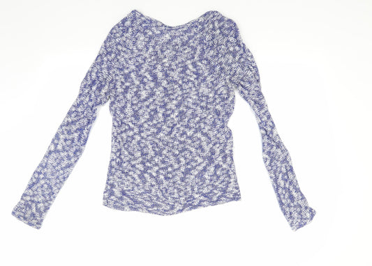 Cubus Womens Blue Knit Pullover Jumper Size XS