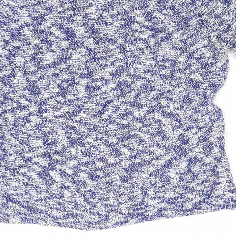Brand and care label for Cubus women’s blue knit jumper, size XS