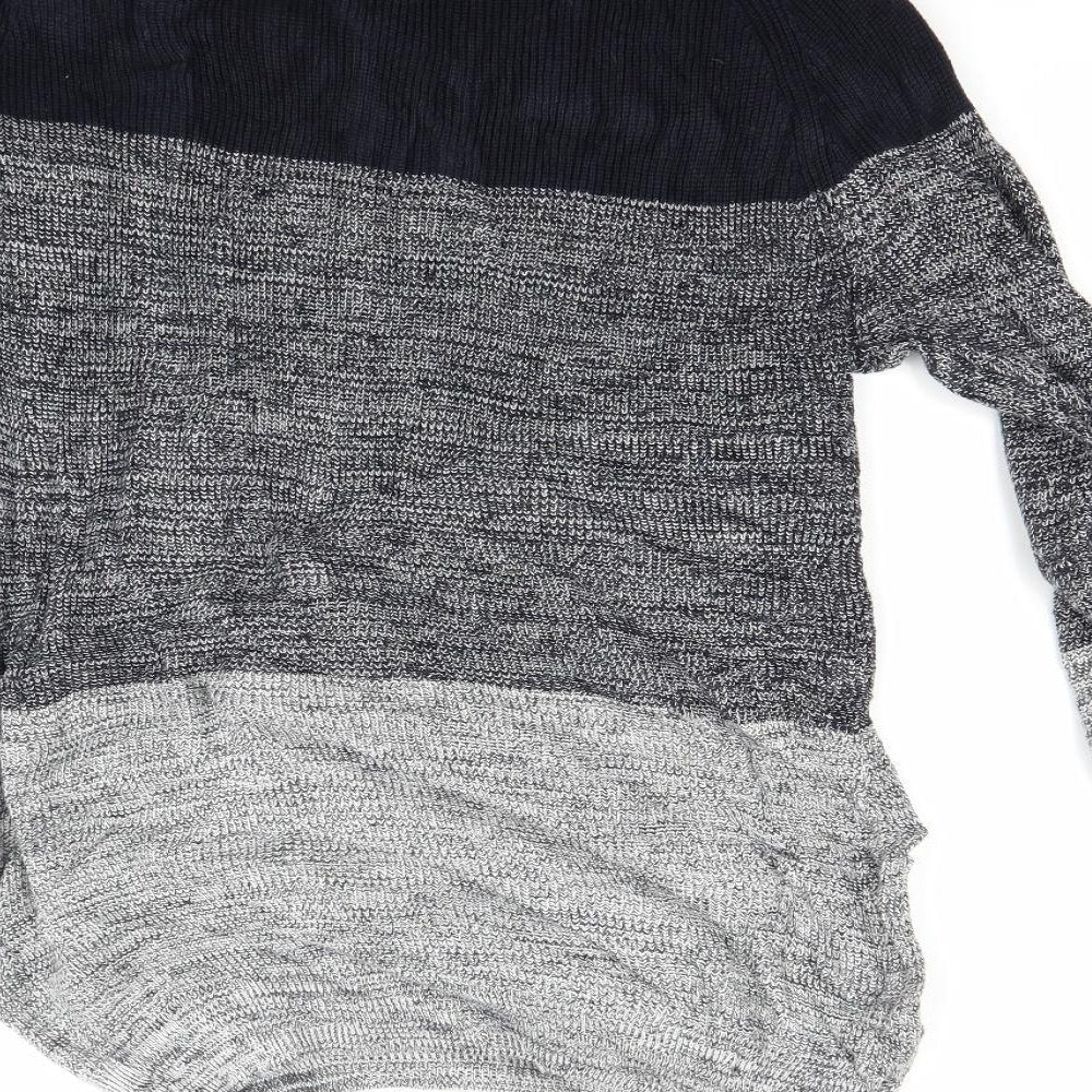 Brand and care label for Celio women’s grey knit jumper, size M