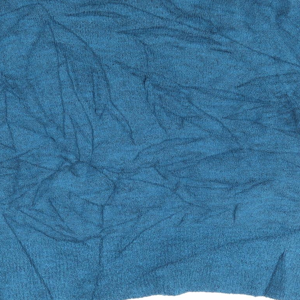 Brand and care label for M&Co women’s green jumper, size UK 14
