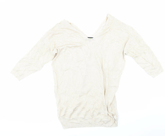 NEXT Womens Gold Pullover Jumper Size 18