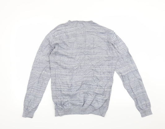 ACW85 Mens Blue Pullover Jumper Size S